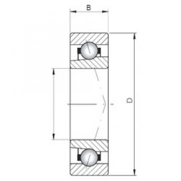 ISO 707 C angular contact ball bearings